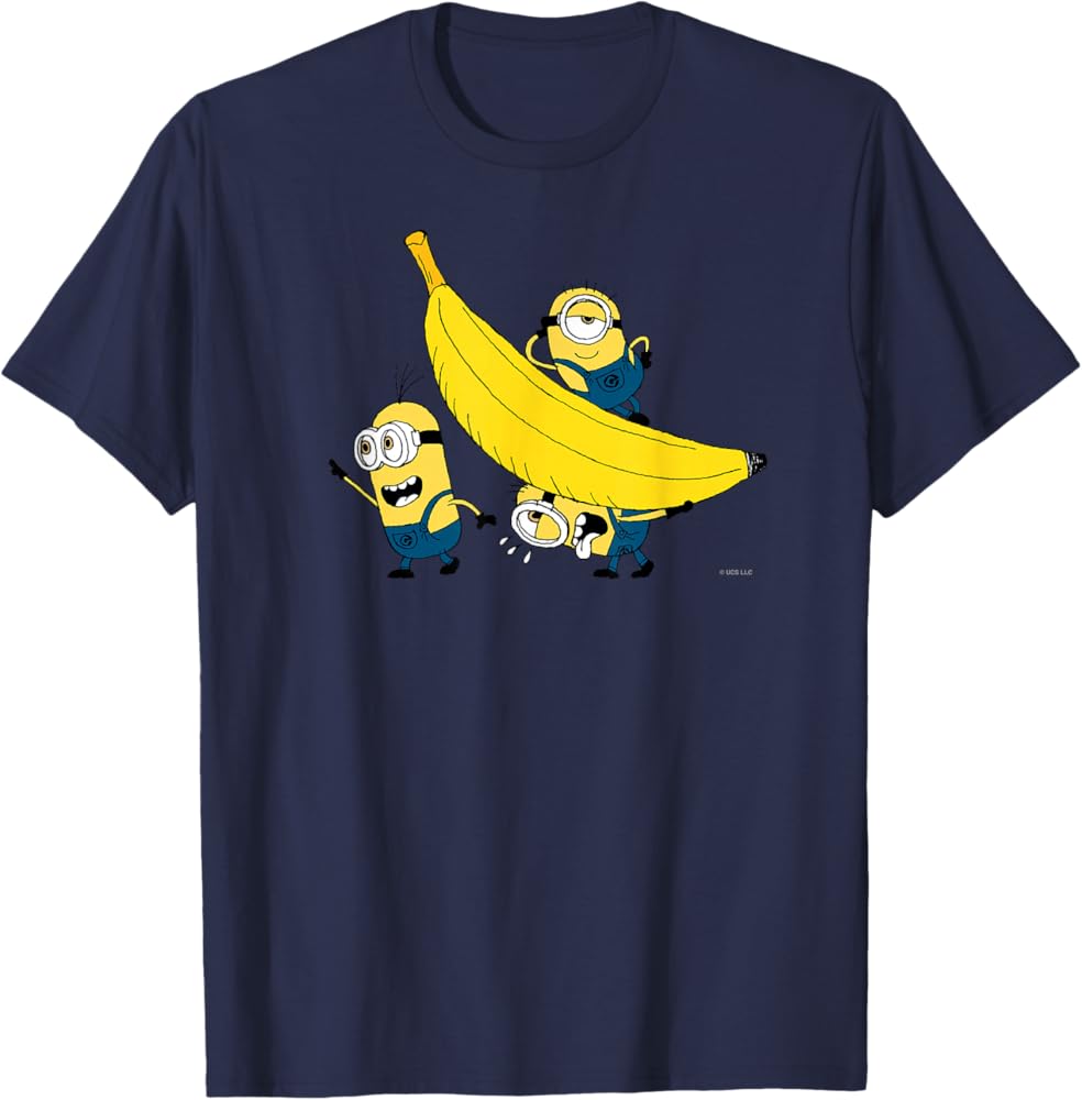 Amazon | ミニオン TO CARRY A BANANA Tシャツ | Tシャツ・カットソー 通販